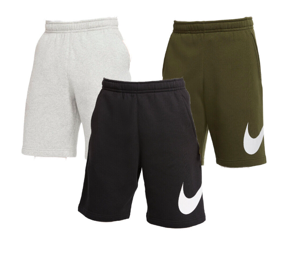 Nike Men's Shorts NSW Club Athletic Fitness Workout Training Graphic Bottoms